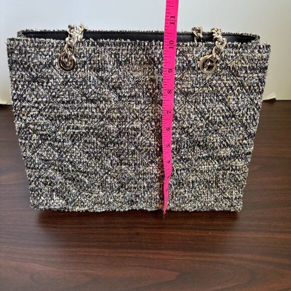 Kate Spade Natalia Chain Tweed Tote Shoulder Bag - Picture 10 of 12